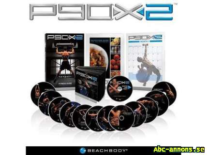 P90X2 13 DVD box-Set Fri Frakt