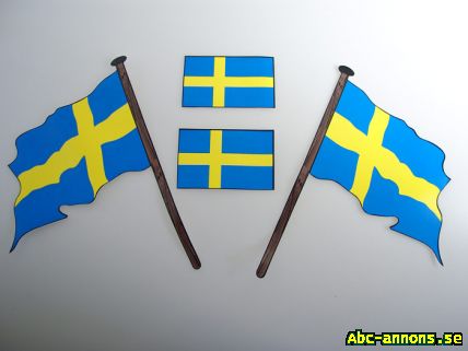 Flaggdekal - Svenska Flaggan
