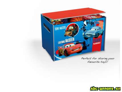 Cars Blixten Mc Queen leksakslåda förvaring leksaker bilar
