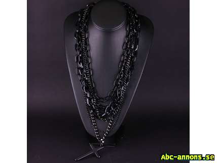 Black luxary halsband