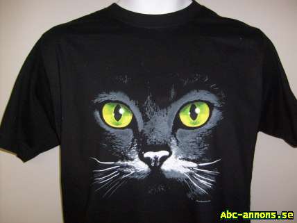 T-shirt med kattmotiv